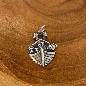 RETIRED James Avery Noah's Ark Charm, Sterling Silver